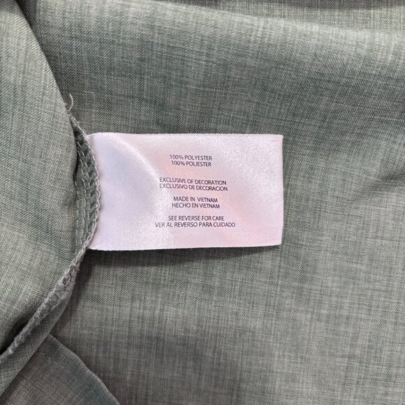 Orvis L Green Solid Performance Hiking Fishing Button Up Short Sleeve Shirt Gorp - Picture 12 of 12